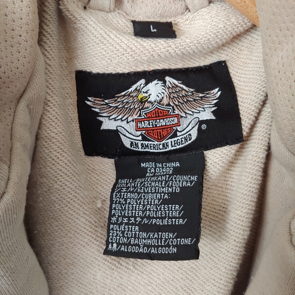 Harley Davidson Motorcycle 2 In 1 Camouflage Jacket Size Large - Picture 15 of 15